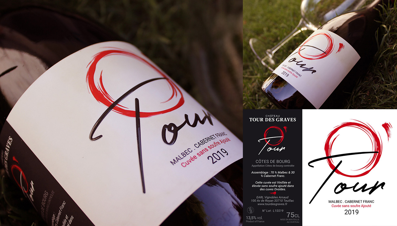 O’Tour, l’étiquette de vin - Naming, conception graphique, étiquette de vin - agence bonbay conseils