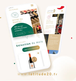 Latitude20 - Webdesign, Développement, Référencement, e-commerce, réalisé par bonbay agence de communication digitale et graphique à Bordeaux