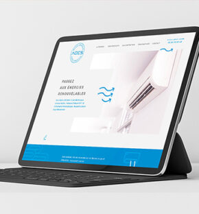 ADES Énergies - webdesign, développement, référencement, réalisé par bonbay agence de communication digitale et graphique à Bordeaux