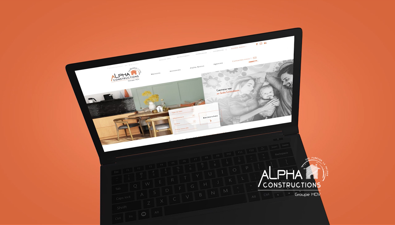 Alpha Constructions - webdesign, développement, SEO - agence bonbay conseils