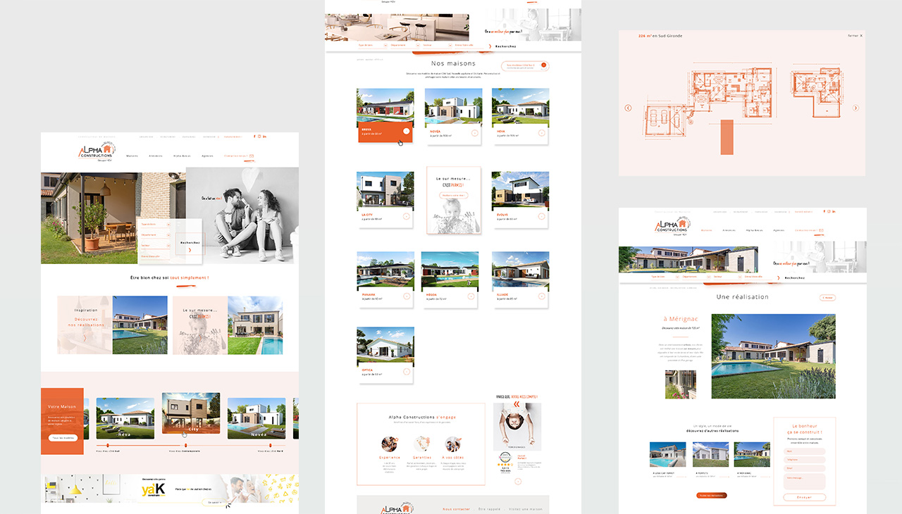 Alpha Constructions - webdesign, développement, SEO - agence bonbay conseils