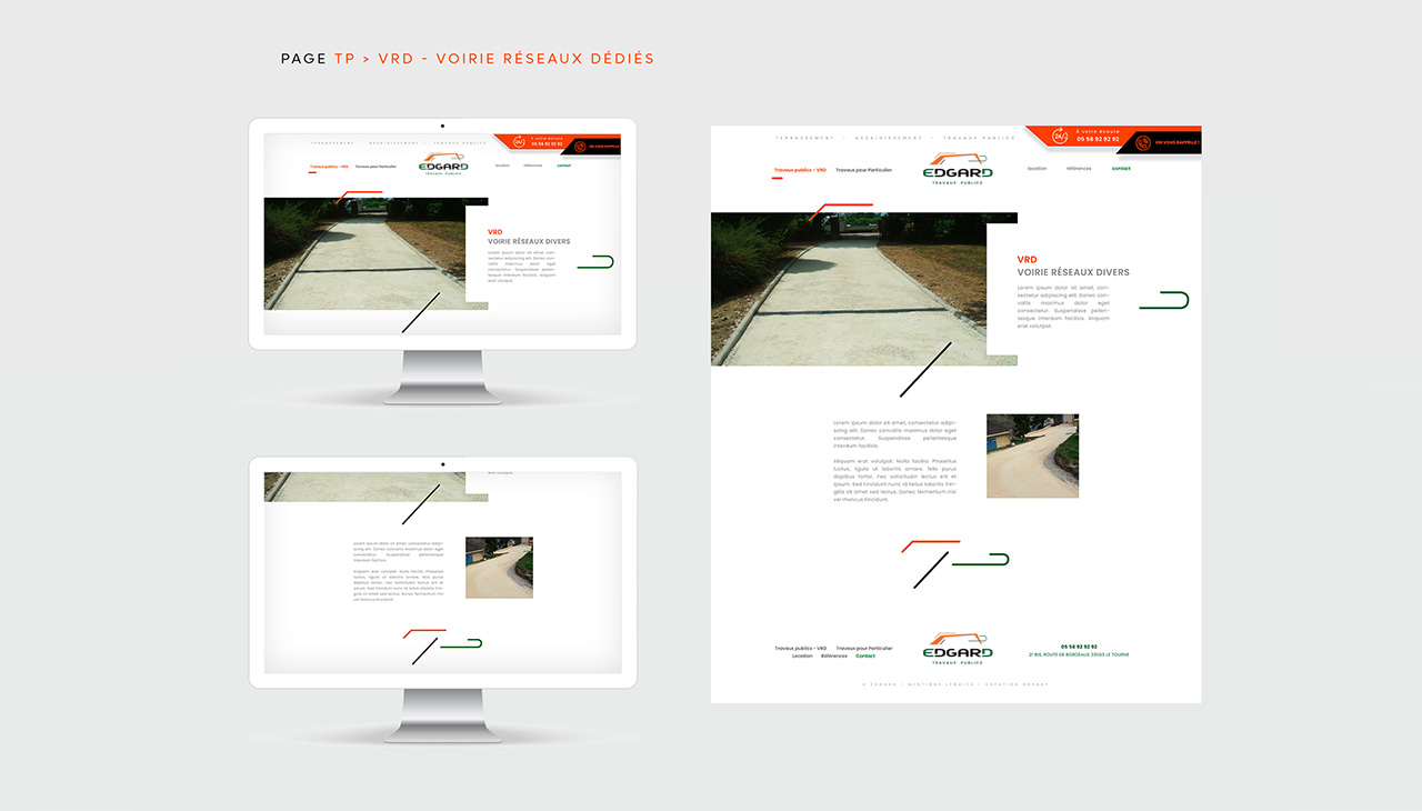 Edgard TP – Un site tous publics - webdesign, développement, SEO, logo - agence bonbay conseils