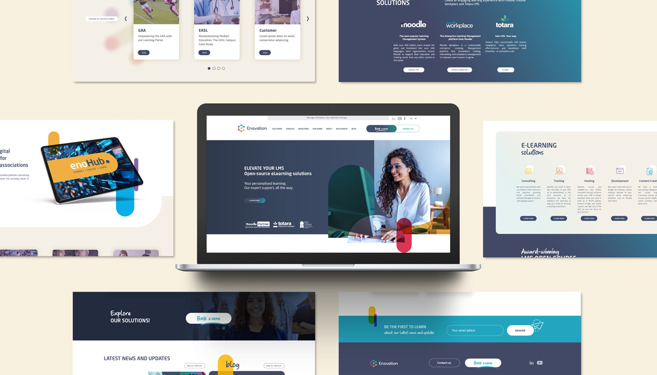 Enovation - UX/UI, design graphique, developpement, SEO - agence bonbay conseils