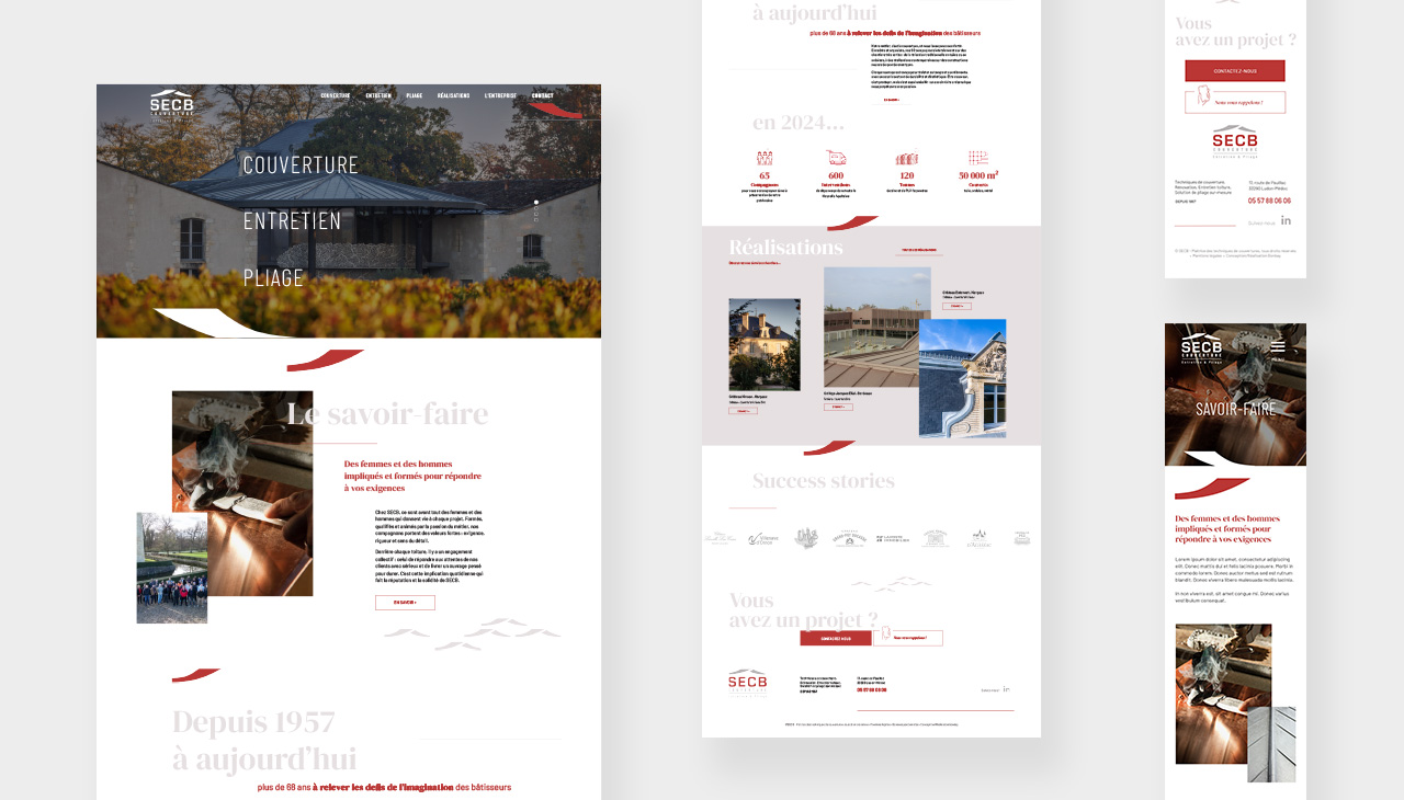 SECB Couverture - UX/U, Design graphique, Développement, SEO, Accompagnement stratégie digitale - agence bonbay conseils